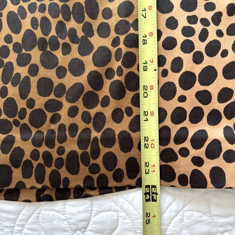Moschino Leopard Print Pencil Fishtail Skirt in Brown and Tan/Khaki Size 6 US - Picture 7 of 8